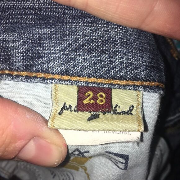 7 for all Mankind 28 western straight luxe jeans - Picture 3 of 3